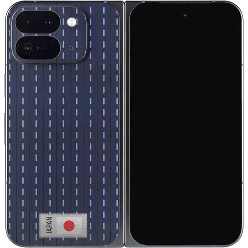 Japan Soccer Flag Google Pixel 9 Pro Fold Skin